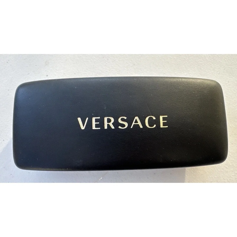 Versace Black Gold Authentic Sunglasses Eyeglasses Hard Shell Case Only